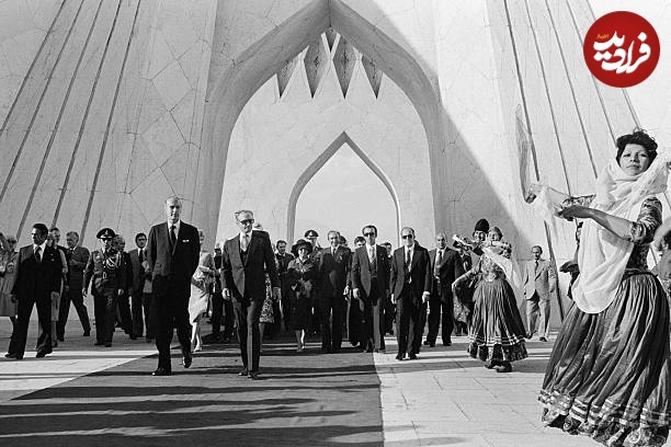 محمدرضا پهلوی و رئیس جمهور فرانسه