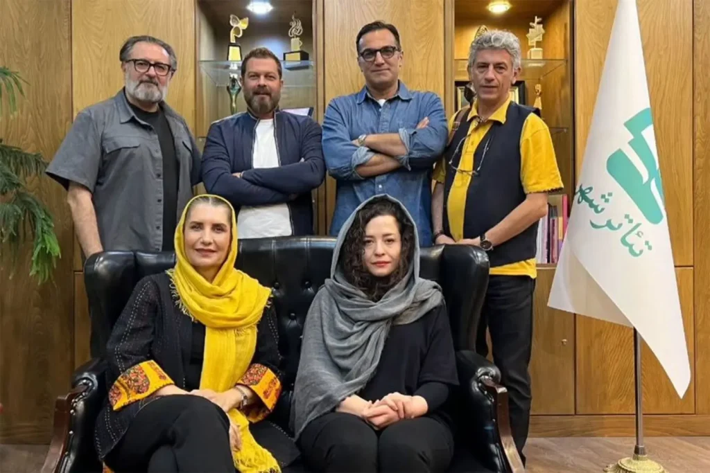 عکس جنجالی از حضور بازیگران محبوب تلویزیون ایران / پژمان بازغی ، فریبا کوثری ، علی دهکردی ، مهراوه شریفی نیا و سیروس همتی