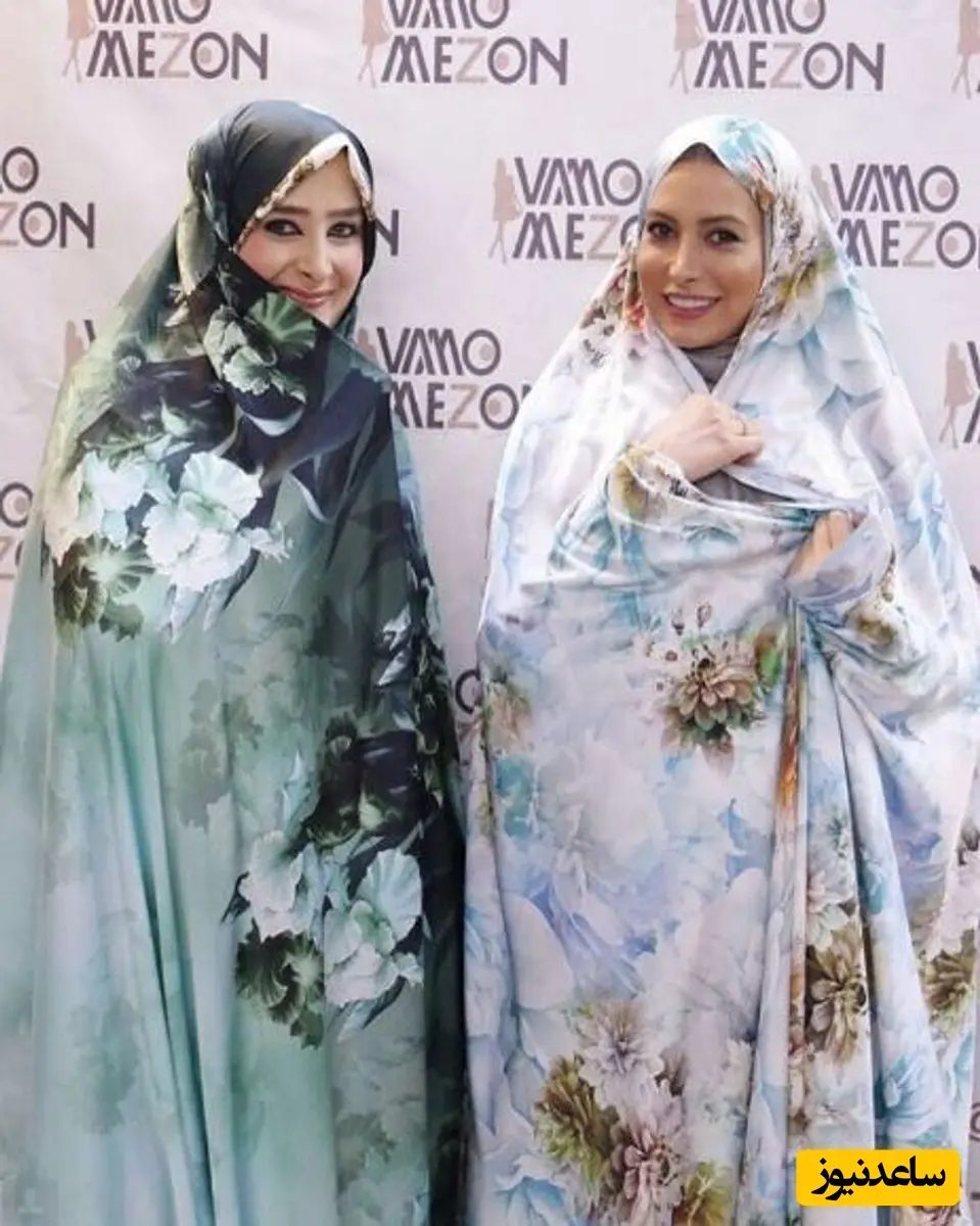 فریبا نادری با چادر گلدار فضای مجازی را ترکاند + عکس فریبا نادری