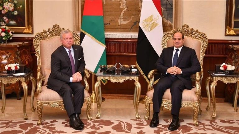 Regional Leaders Unite: Sisi and Jordan's King Demand Full Gaza Ceasefire