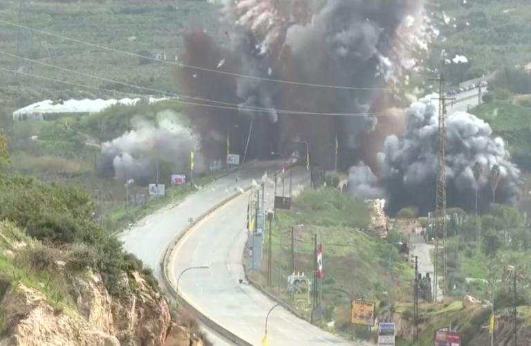 Israel's Devastating Airstrike Levels Al-Qasmiyeh Bridge in Southern Lebanon