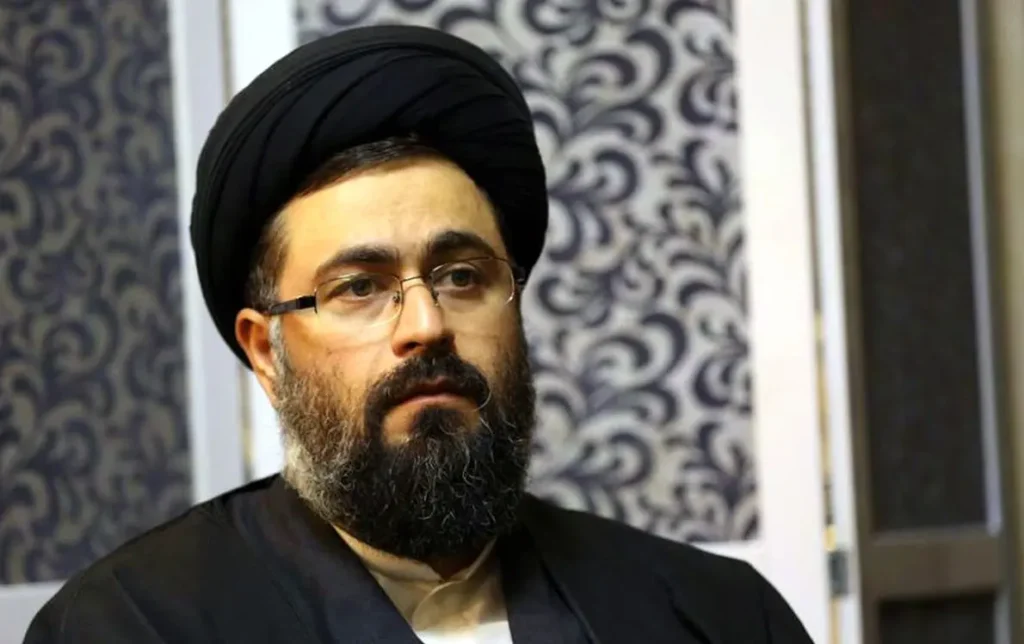 Seyed Yaser Khomeini Salutes the Third Leader of the Islamic Revolution