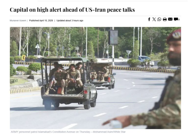 Islamabad Bolsters Security for Crucial Iran-US Talks